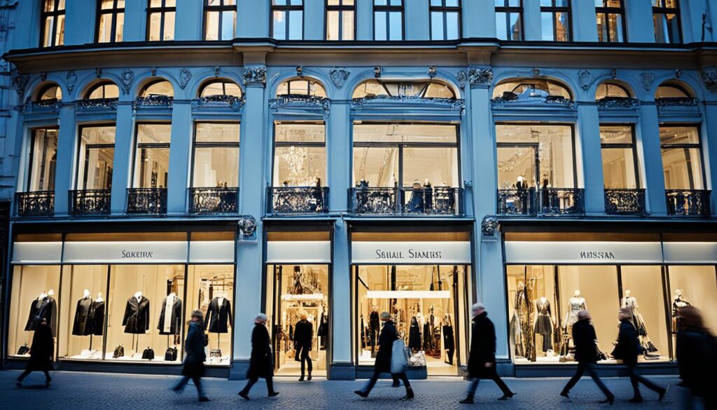 Shopping on Bahnhofstrasse