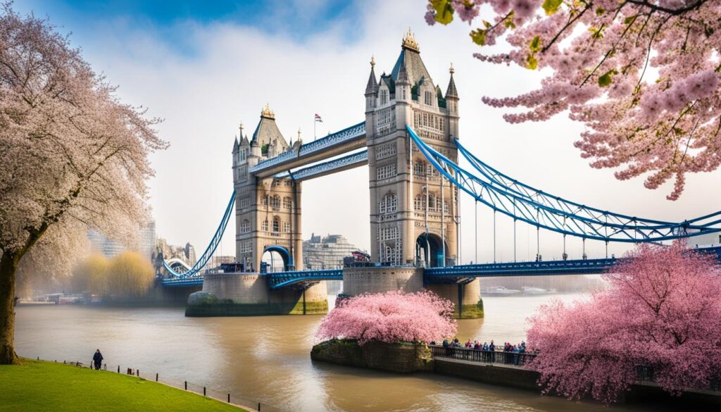 London in spring